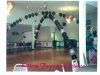 Criss-Cross String-of-Pearl Balloon Arches