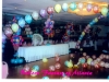 Balloons on Floor Added a Playful Touch to this Dance Floor